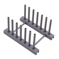 thumbnail image 1 of Farfi House Dish Rack Sturdy Save Space Lightweight Plastic House Dish Rack for Storage (Grey), 1 of 13