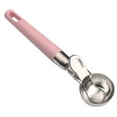 thumbnail image 1 of Farfi Ice Cream Scoop Rustproof Non-stick Easy to Clean Mirror Polished Food Grade Multipurpose Stainless Steel Dishwasher Safe Watermelon Spoon Dessert Tool (Pink), 1 of 13