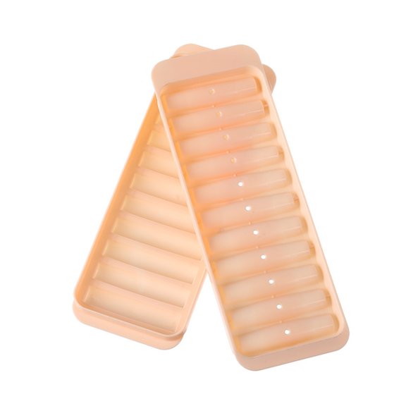 Farfi Ice Stick Tray Mold with Lid Food Grade Easy Release BPA Free Beverage Whiskey Cocktails Long Strip Ice Cube Making Mould Kitchen Supplies