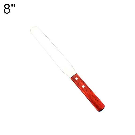 Farfi Icing Cream Spreader Scraper Cake Fondant Smoother Spatulas DIY Decorating Tool (1 pc,8Inch)