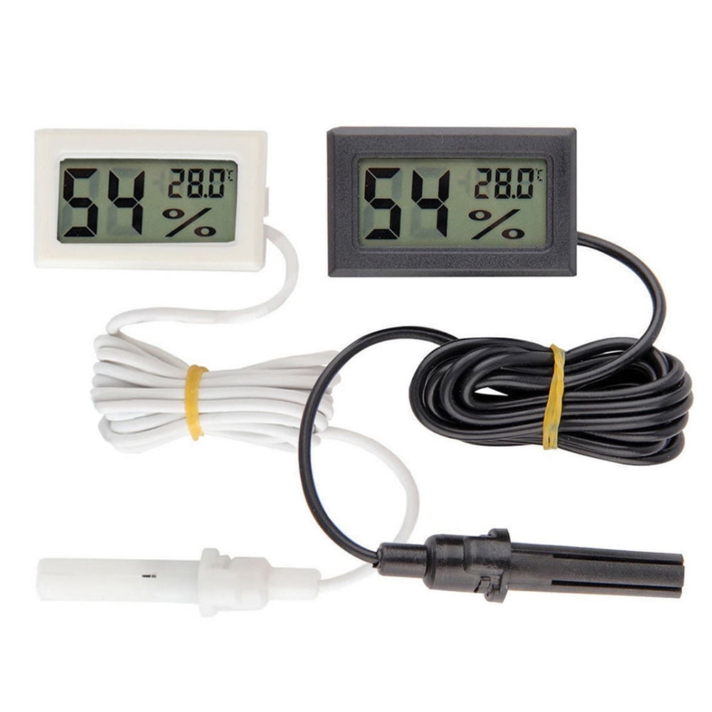 LCD Car Touch Screen Digital Thermometer Hygrometer Indoor Home Outdoo –  Aideepen
