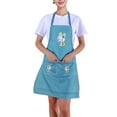 thumbnail image 1 of Farfi Kitchen Apron Sleeveless Waterproof Oil-proof Comfortable Adjustable Home Cleaning Tools Double Pocket Cute Cartoon Rabbit Adults Lady Women Apron Household Supplies (Green), 1 of 13