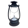 thumbnail image 1 of Farfi LED Lantern Battery Operated Warm Light Power Saving Portable Handle Waterproof Home Decoration Ideal Gift Halloween Retro Plastic Electronic Candle Lamp for Home (Black Ellipse), 1 of 13