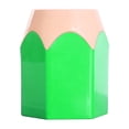 thumbnail image 1 of Farfi Lovely Color-blocking Desktop Pen Holder Home Makeup Brush Storage Box Container (Green), 1 of 13