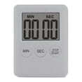 thumbnail image 1 of Farfi Mag netic Square LCD Digital Timer Kitchen Cooking Countdown Alarm Clock Tools (Silver), 1 of 13