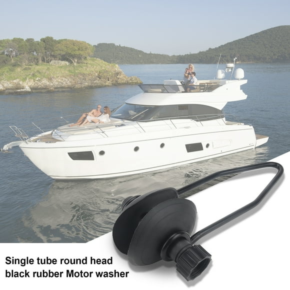Farfi Motor Flusher Anti-corrosion Single Water Feed Round Muff Universal Ear Muff Outboard Engine Flusher for Boat