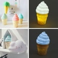 thumbnail image 1 of Farfi Novelty Ice Cream Shaped LED Desk Table Night Light Bedroom Home Decor Lamp Gift (Blue), 1 of 7