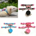 thumbnail image 1 of Farfi Pet Chest Strap Small Adjustable Denim Adorable Pet Traction Rope for Rabbit, 1 of 8