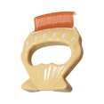 thumbnail image 1 of Farfi Pet Comb Pet Hair Removal Massaging Shell Comb Deshedding Brush Cats Dogs Durable Gentle Grooming Tool (Orange), 1 of 13