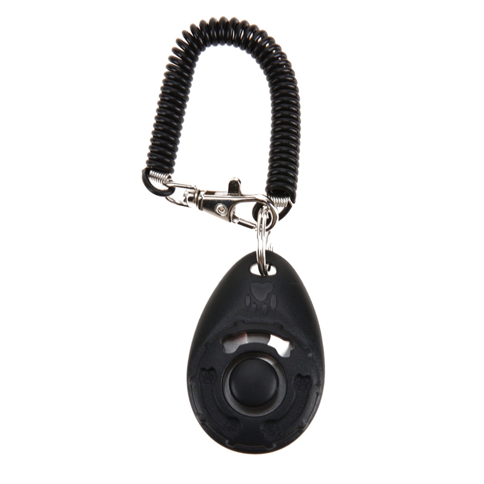 Farfi Pet Trainer Oval Shape Elastic ABS Dog Training Clicker for ...