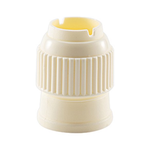 Farfi Piping Tip Converter Easy to Squeeze Flexible Reusable Food Grade Universal Baking Plastic Cake Icing Decoration Piping Nozzle Coupler Kitchen Tool (2 pcs,XL)