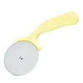 thumbnail image 1 of Farfi Pizza Cutter Ergonomic Plastic Handle Round Stainless Steel Wheel Scissor Bakeware Food Grade Pizza Slicer Cookie Pastry Roller Cutter Kitchen Accessories (Yellow), 1 of 13