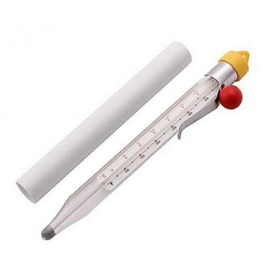 Farfi Portable Food Safe Kitchen Food Thermometer Candy Jam Sugar Temperature Gauge (Transparent)