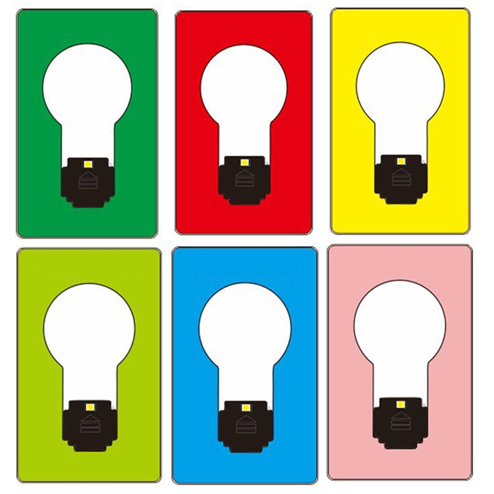 Led Wallet Farfi Portable Ultra-thin Mini LED Wallet Pocket Credit Card Size Lamp ...