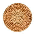 thumbnail image 1 of Farfi Practical Anti-slid Place Mat Good Woven Handmade Rattan Dinner Mat for Home (Type 1,13cm), 1 of 13