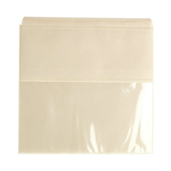Farfi Practical Moistureproof Storage Bag Dustproof Drawstring Non Woven Fabric Clothes Storage Bag for Home (Beige,45cm)