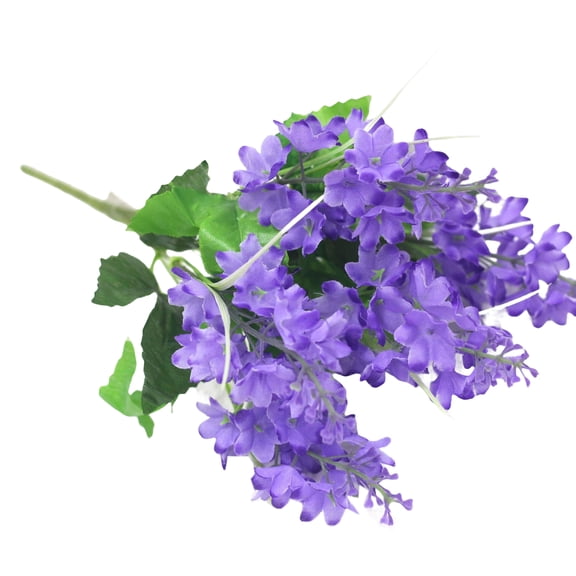 Farfi Realistic Artificial Flower Vivid Decorative Non-fading No Withering Aesthetic Floral Arrangement Fake Hyacinth Wedding Decor (Light Purple)