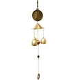 thumbnail image 1 of Farfi Retro Wind Chime Buddhist Easy-hanging Traditional Chinese Style Windbell Home Decor (Type B), 1 of 13