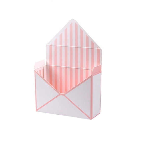 Farfi Romantic Envelope Stripe Flower Bouquet Paper Packing Box Holder Florist Gift (Type 6)