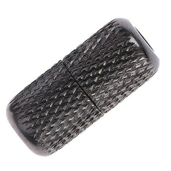 Farfi Shoelace Turnbuckle No Tie Anti-rust Copper Convenient Shoe Lace Buckle for Sneakers (Black)