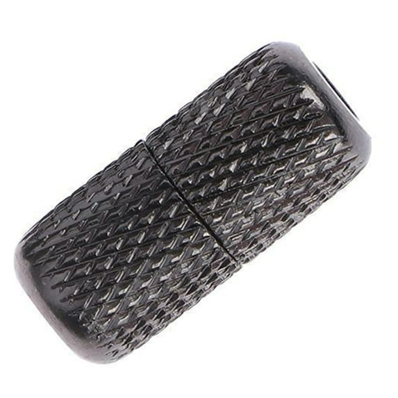 Farfi Shoelace Turnbuckle No Tie Anti-rust Copper Convenient Shoe Lace Buckle for Sneakers (Black)