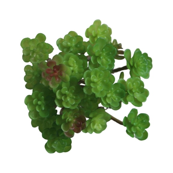 Farfi Simulation Succulent Do Not Fade Realistic Layered Decorate Plastic Artificial Plant Landscape Land Succulent for Home (Green)