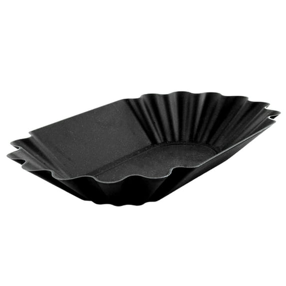 Farfi Snack Serving Display Tray Reusable Stable Large Capacity Coffee Bean Sample Cupping Tray for Dining Room (Black)