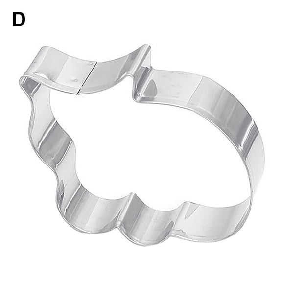 Farfi Stainless Steel Cats Shape Biscuit Cookie Cutter Mold Fondant Cake Baking Tool (Type D)