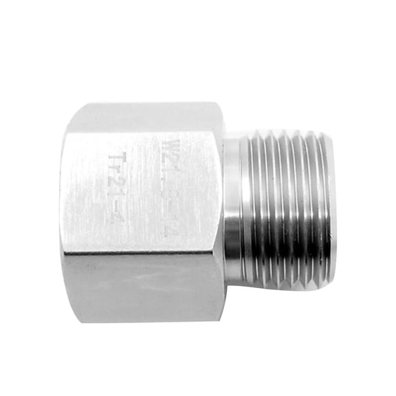 Farfi TR21-4 to W21.8-14 Soda Maker CO2 Cylinder Homebrew Beer Keg Convert Adapter Kit (Silver)