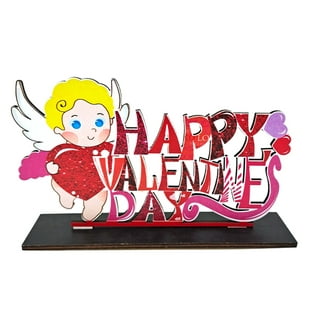 TTDQ 8pcs valentines day decoration happy valentine's day table centerpiece  decorations valentines day decorations for party