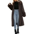 thumbnail image 1 of Women's Casual Winter Jacket Warm Lapel Coat with Inner Buttons Lightweight Comfortable Outerwear for Daily Wear, 1 of 2