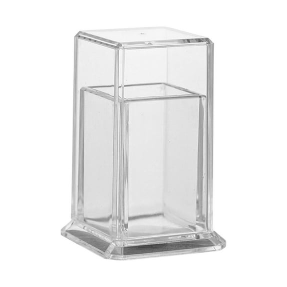 Farfi Toothpick Box Large Capacity Convenient Thickened Dustproof Acrylic Transparent Toothpick Holder Box Home Accessories (Clear)