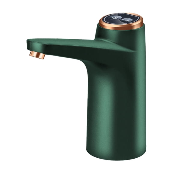 Farfi USB Charging Electric Water Pump Anti-rust Kitchen Appliances Intelligent Water Bottle Dispenser for Bottled Water (Green)