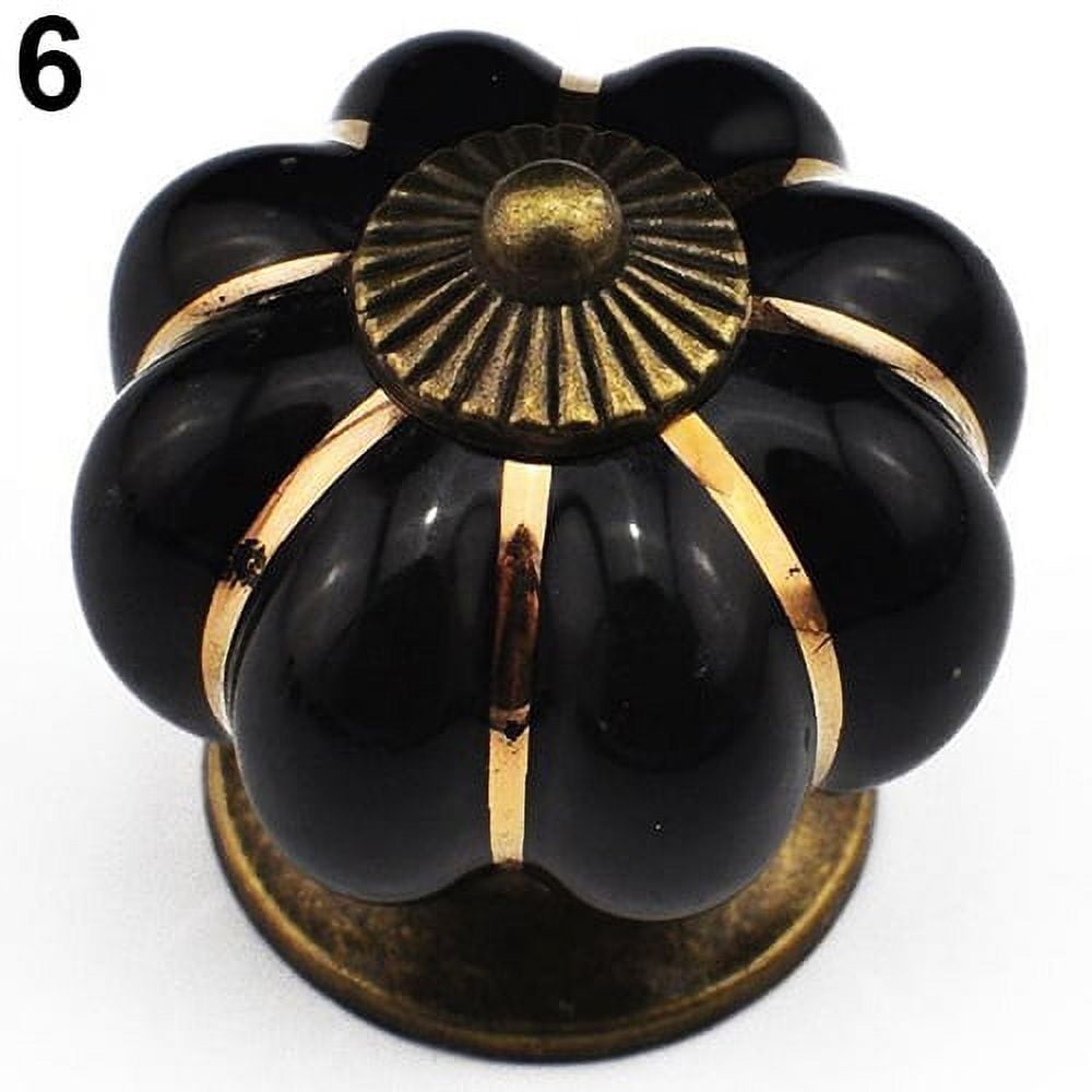KINGSO Vintage Ceramic Door Knobs Drawer Pull Handle Cabinet Cupboard