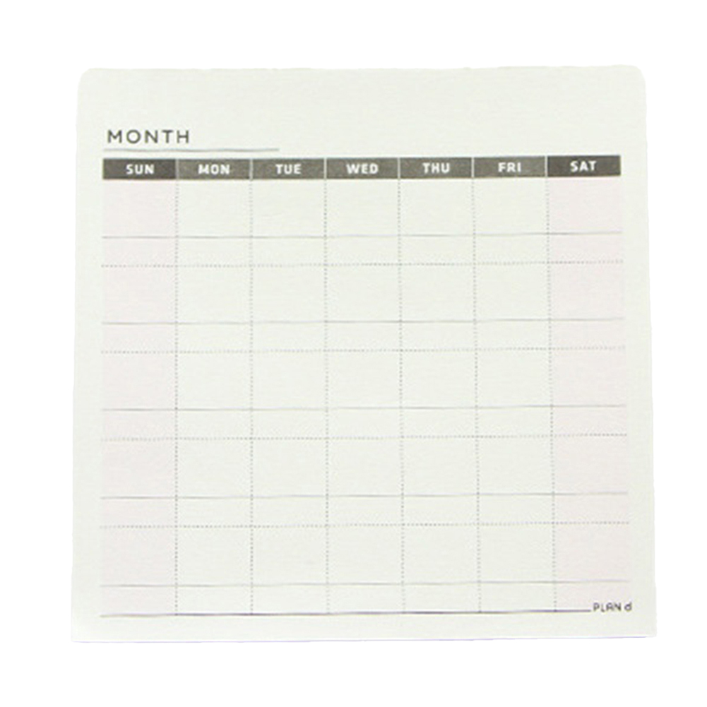 Cheque Diary Farfi Weekly Monthly Check List Work Plan Square Paper Notebook Diary ...