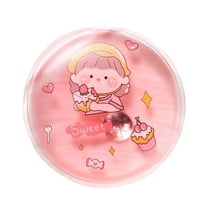 Farfi Winter Self-Heating Hand Warmer Reusable Cartoon Gel Liquid Heat Pack Pocket Portable Mini Hand Warmer for Cold Days (Random Color)
