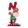 thumbnail image 1 of Farfi Wooden Christmas Ornament Desktop Faceless Gnome Gingerbread Man Decoration Xmas Noel Joy Centerpiece for Home Mantel Dining Table(Type A), 1 of 13