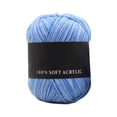 thumbnail image 1 of Farfi Woolen Yarn Triple Brands Soft Milk Cotton Solid Color Knitting Yarn for Sweater (Sky Blue Section), 1 of 13