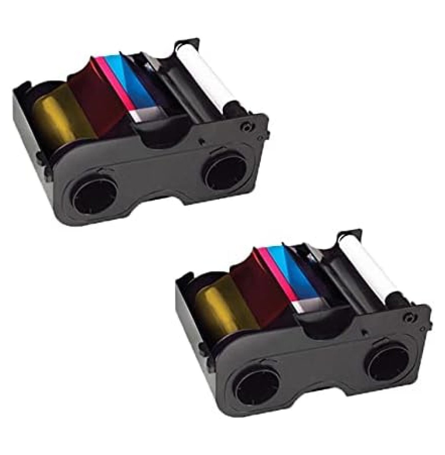 Fargo 45000 YMCKO Color Ribbon with Lite (2 Pack) - Walmart.com