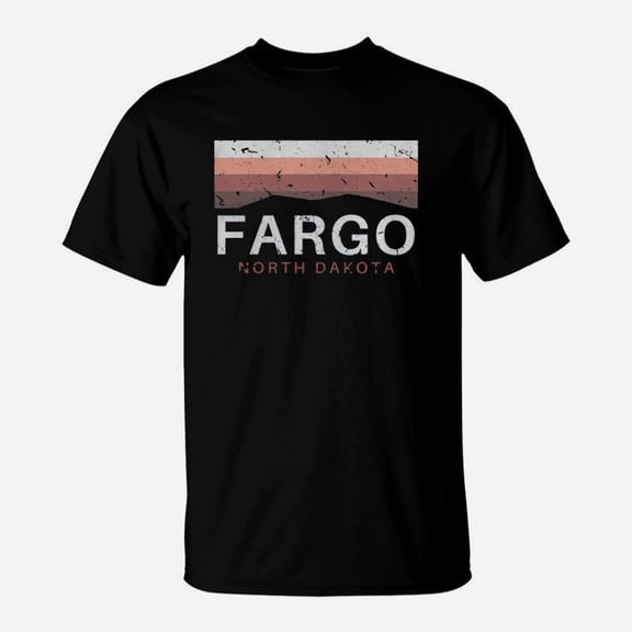 Fargo North Dakota Shirt Nd Distressed TShirt
