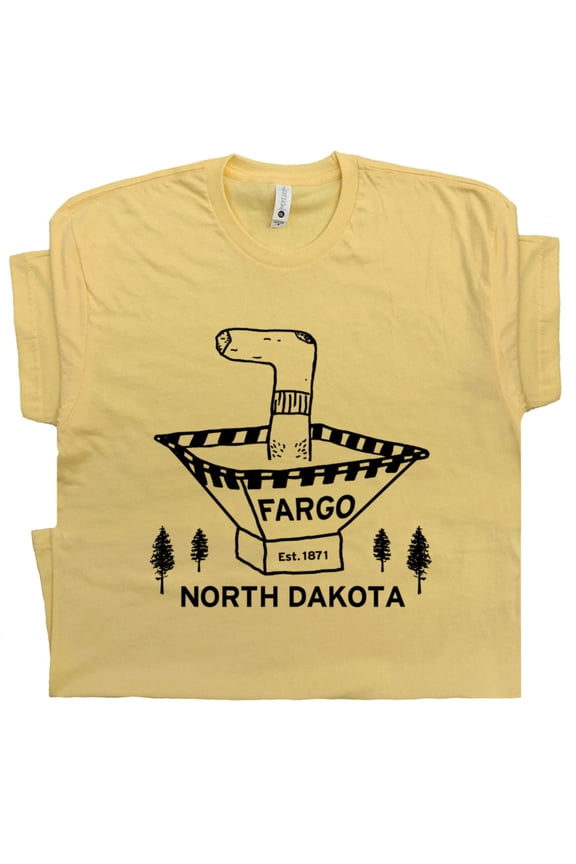 Fargo T Shirt Funny 90s Movie Wood Chipper Shirts For Men Women Cool Big Lebowski The Big Dude Abides North Dakota Lumberjack Tee