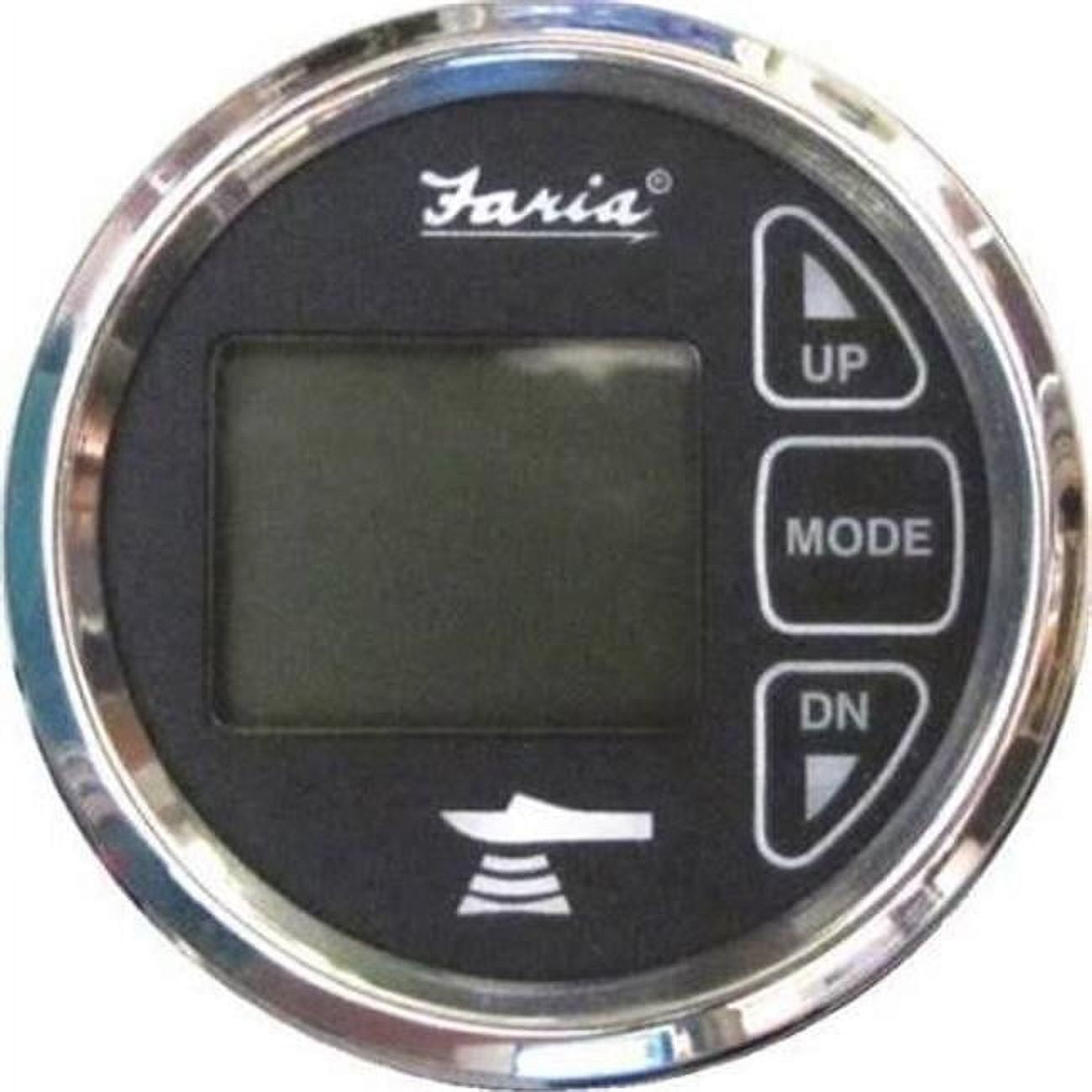 Faria 13752 Chesapeake Stainless Steel Depth Sounder with Air and Water Temperature (Transom Mounted Transducer) – 2″, Black Sansujyuku sansujyuku.com