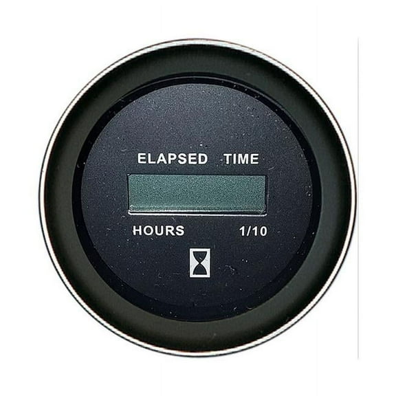 Faria 3003.4327 2 in. Coral Digital Hourmeter, Coral