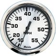 thumbnail image 2 of Faria Euro Speedometer Gauge 4" - 55 MPH White Face Boat Speedometer With Pitot Tube 2 of 10