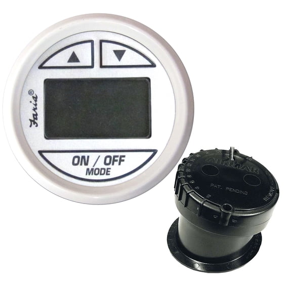 FARIA 2" DEPTH SOUNDER (IN- HULL MOUNTED TRANSDUCER)