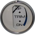 thumbnail image 1 of Faria Chesapeake White SS 2" Trim Gauge (J/E/Suzuki Outboard), 1 of 2