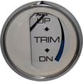 thumbnail image 1 of Faria Chesapeake White SS 2" Trim Gauge (J/E/Suzuki Outboard), 1 of 2
