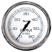 Faria Chesapeake White SS 4 Tachometer - 6000 RPM Gas Inboard & I/O