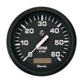 thumbnail image 1 of Faria Beede 13547556 Faria Euro Black 4" Tachometer W/hourmeter - 6,000 Rpm [gas - Inboard], 1 of 2