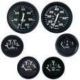 thumbnail image 1 of 20" Black and White Euro Boxed Set Inboard Motors Speedometer Tach Fuel Volts, 1 of 2